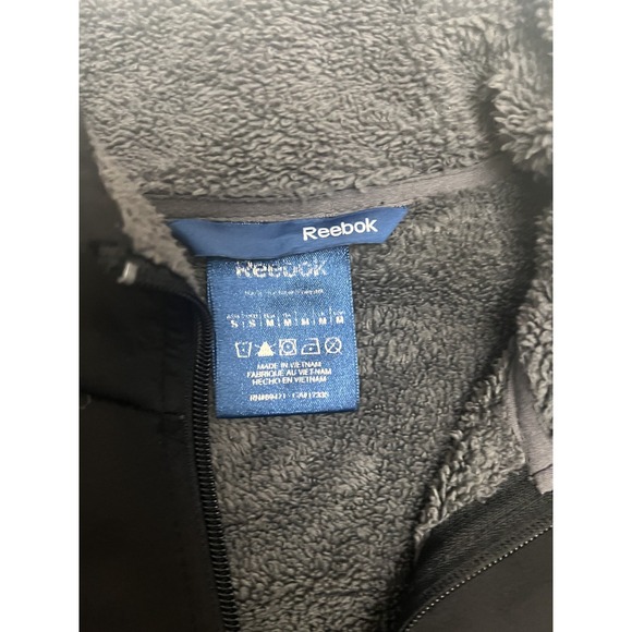 REEBOK Windbreaker Jacket- Fuzzy Lined Coat Womens Small - Picture 3 of 5